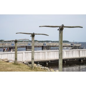 Kunst ved havnen i Hvalpsund