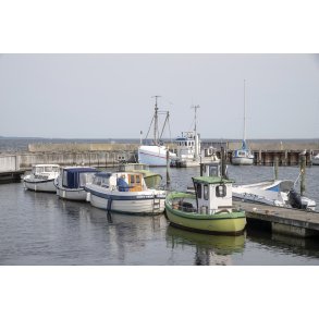 Havnen i Hvalpsund ved Limfjorden