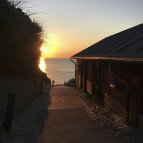 Solnedgang over Vesterhavet ved Lnstrup