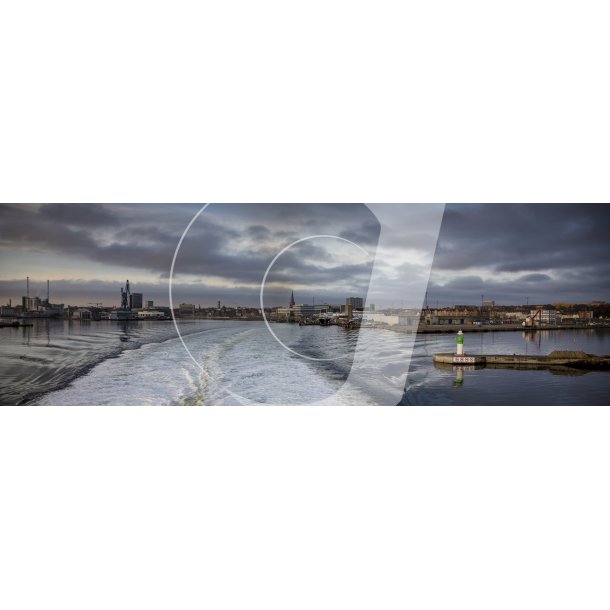 Aarhus set fra Mols Linien