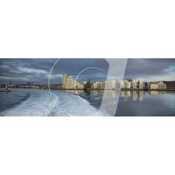 Aarhus og Aarhus , set fra Mols Linien
