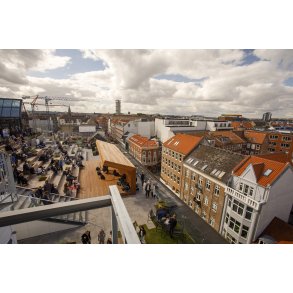 Aarhus set fra Salling Rooftop