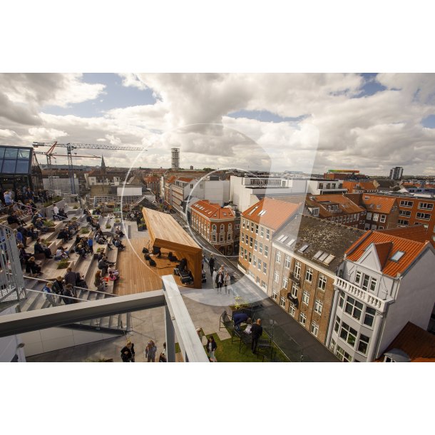 Aarhus set fra Salling Rooftop