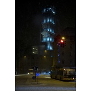 Aftenstemning ved Aarhus R�dhus