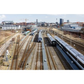 Banegraven ved Aarhus Baneg�rd