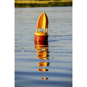 B�je i aften lys med Kanal�en i Naturpark Randers Fjord i baggrunden