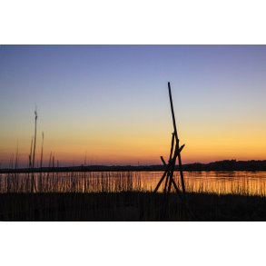 Morgenstund ved Randers Fjord i Naturpark Randers Fjord