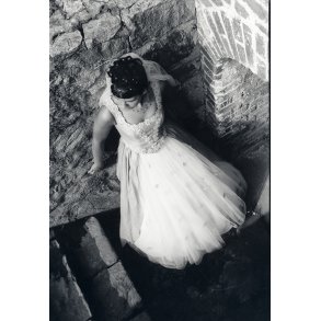 Brudekjole p� Overgaard gods